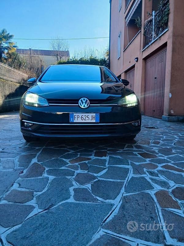 Usata VW Golf VII 115 CV (84 kW) 2018 Nero Berlina