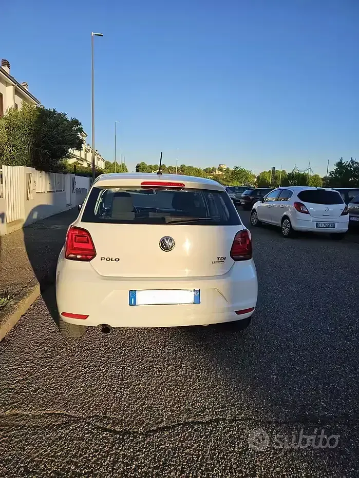 Usata VW Polo 75 CV (55 kW) 2016 Bianco Utilitaria