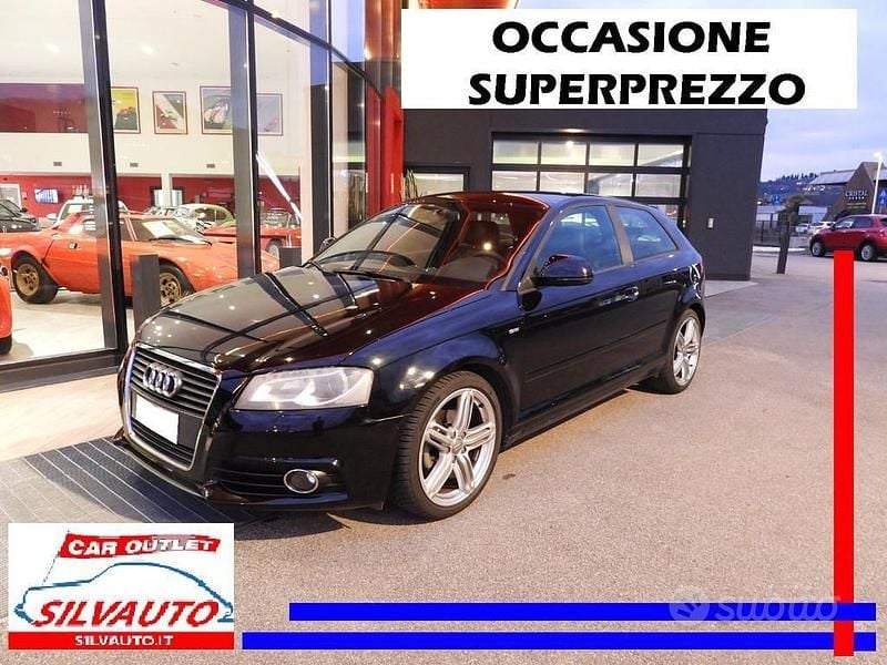 Usata Audi A3 Ambition 105 CV (77 kW) 2010 Nero Utilitaria