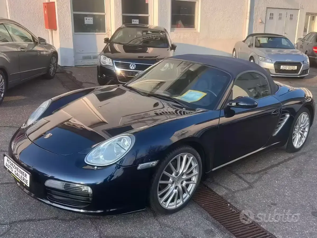 Usata Porsche Boxster 245 CV (180 kW) 2007 Blu Cabrio