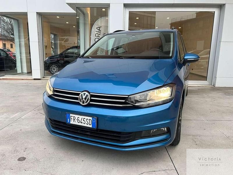 Usata VW Touran Business 116 CV (85 kW) 2018 Blu/azzurro Monovolume