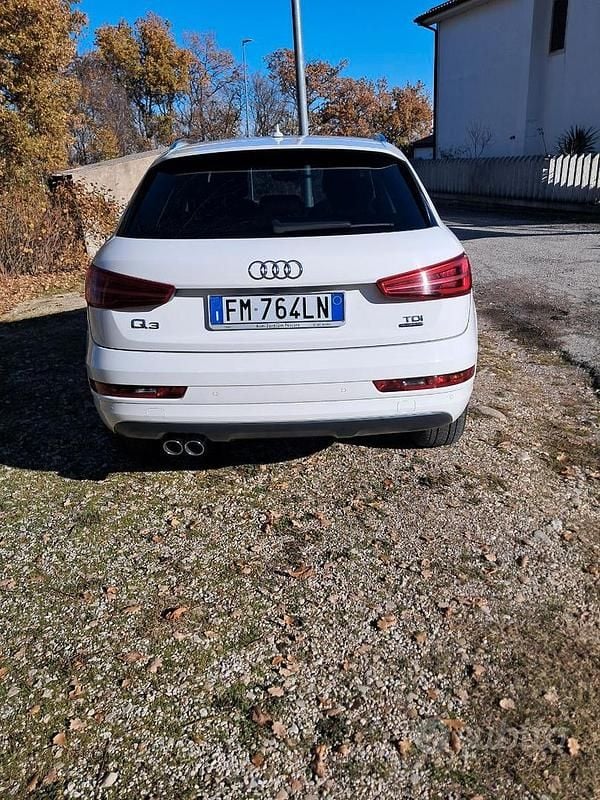 Usata Audi Q3 150 CV (110 kW) 2018 Bianco SUV