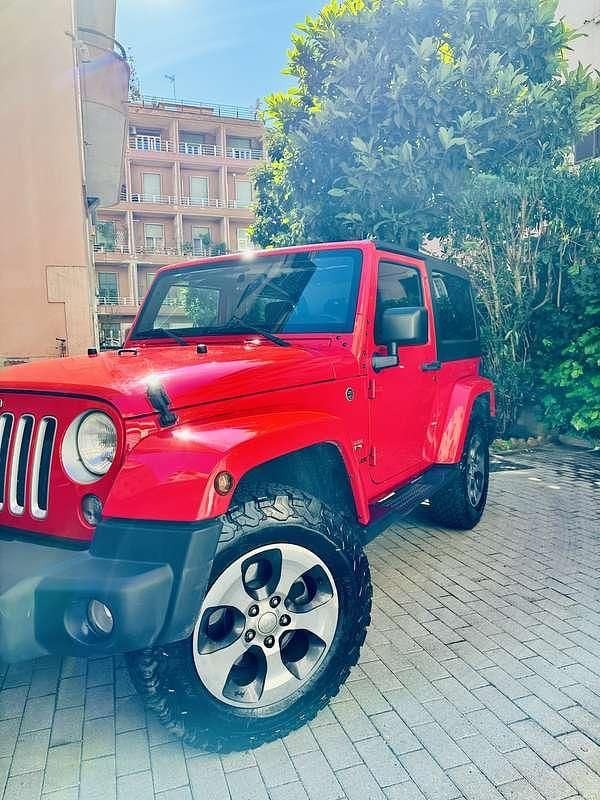 Usata Jeep Wrangler Sahara 200 CV (147 kW) 2018 Rosso SUV