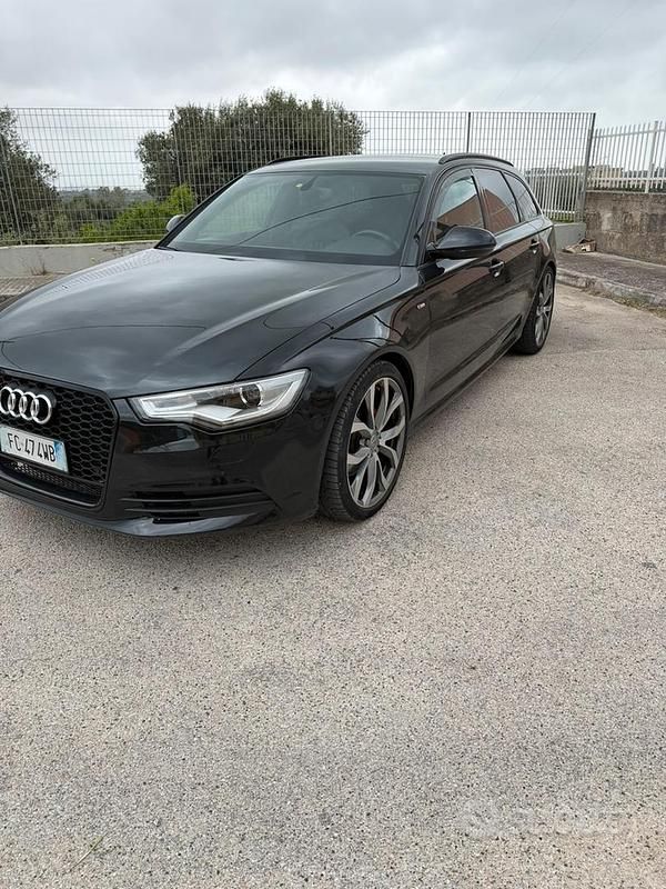 Usata Audi A6 S-Line 177 CV (130 kW) 2012 Nero Station wagon