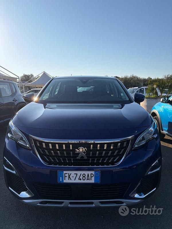 Usata Peugeot 3008 GT-line 119 CV (87 kW) 2017 Blu SUV