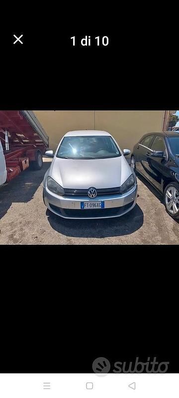 Usata VW Golf VI 105 CV (77 kW) 2010 Grigio Utilitaria