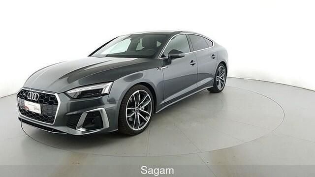 Grigio daytona perla Usata 2024 Audi A5 Sportback S-Line Due volumi | 46.900 € (Cara) - Immagine 1/4
