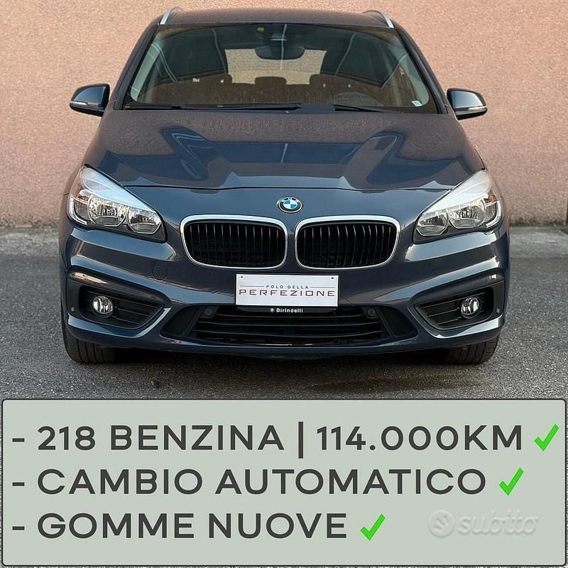 Grigio Usata 2015 BMW 218 Tre volumi | 10.995 € (Buon prezzo) - Immagine 1/4