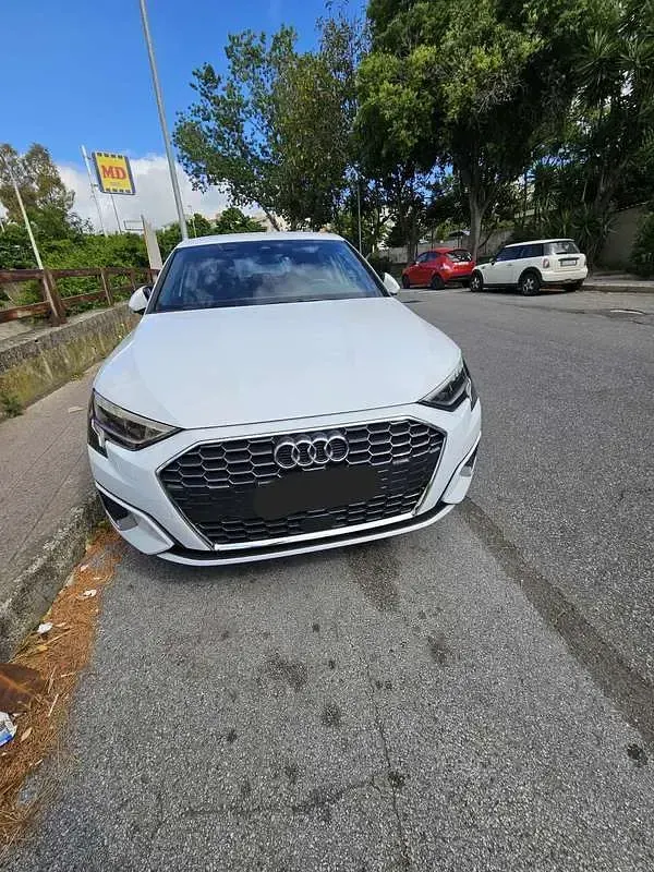 Usata Audi A3 Advanced Plus 116 CV (85 kW) 2022 Bianco Berlina