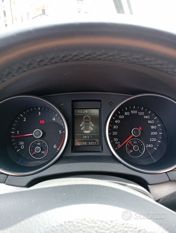 Usata VW Golf VII 105 CV (77 kW) 2012 Nero Berlina