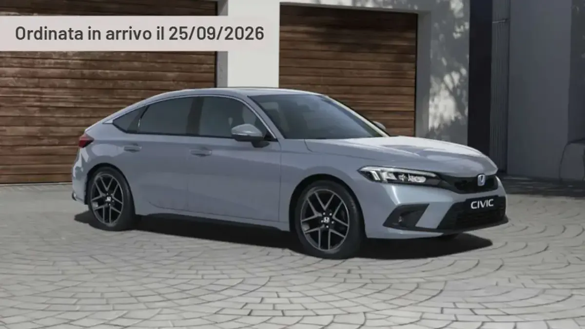 Nuova Honda Civic Sport 184 CV (135 kW) 2025 Argento Berlina