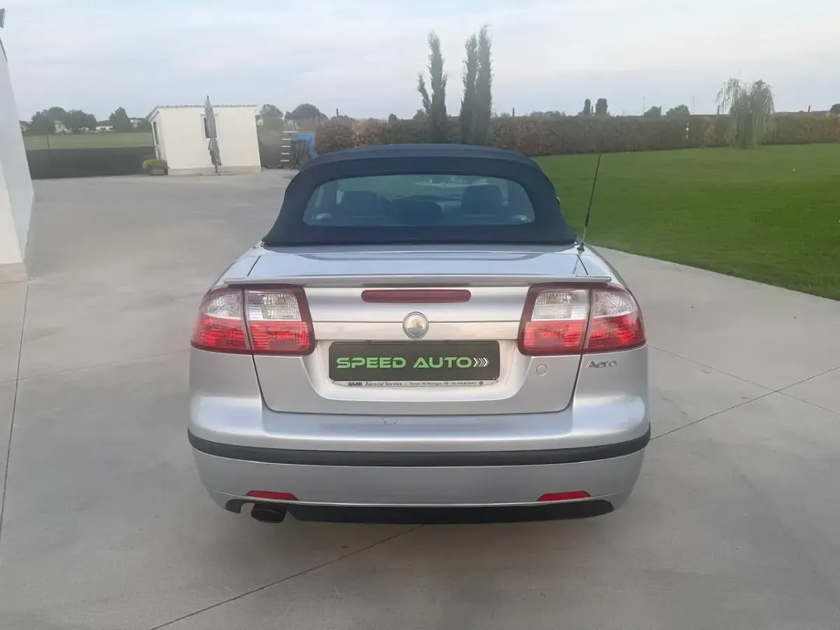 Usata Saab 9-3 Aero 209 CV (153 kW) 2004 Argento Cabrio