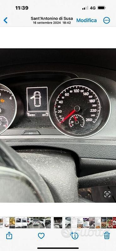 Usado VW Golf VII 75 CV (55 kW) 2014 Blanco Berlina