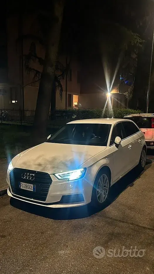 Usata Audi A3 110 CV (80 kW) 2016 Bianco Berlina