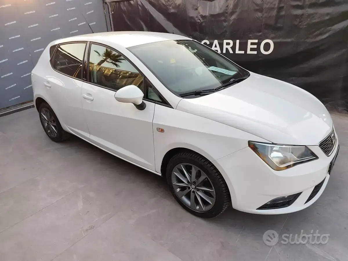 Usata Seat Ibiza 75 CV (55 kW) 2015 Bianco Berlina