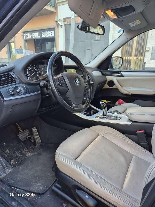 Usata BMW X3 185 CV (136 kW) 2014 Blu/azzurro SUV