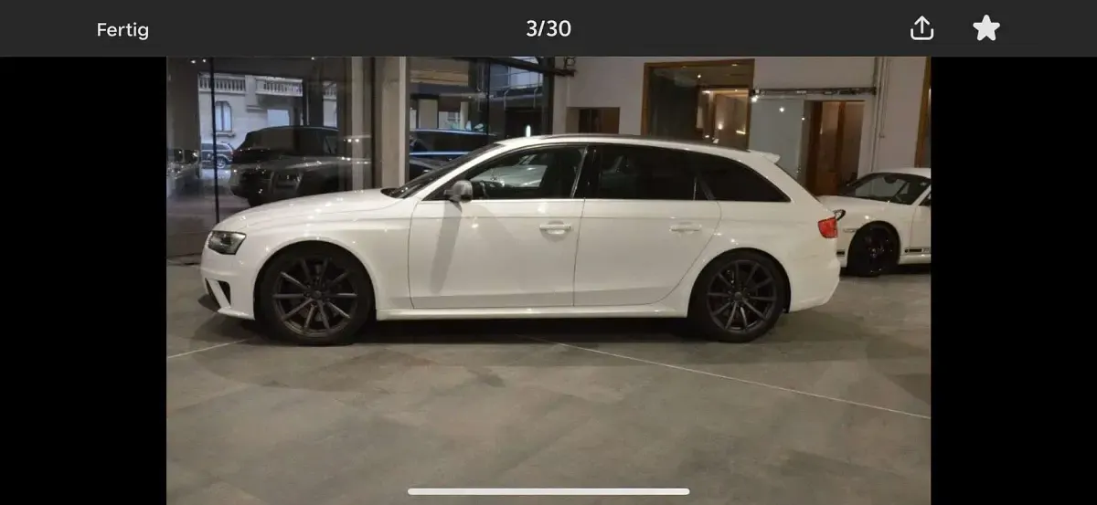 Usata Audi RS4 450 CV (330 kW) 2013 Bianco Station wagon