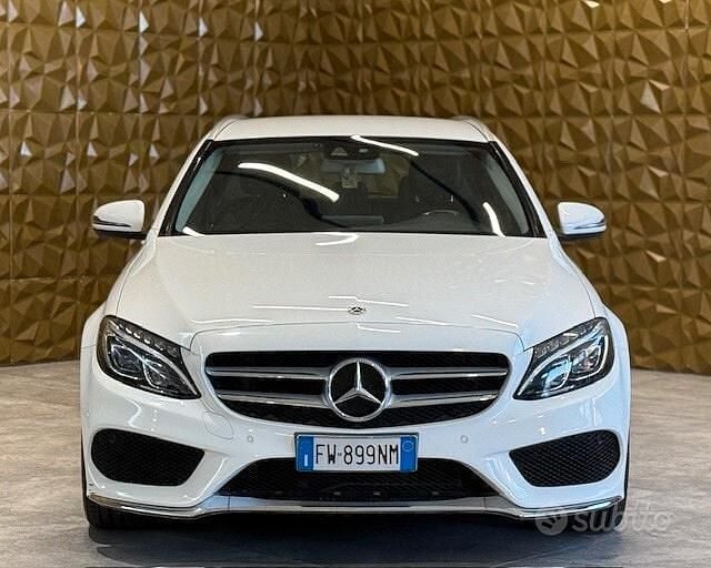 Usata Mercedes C200 Premium 136 CV (100 kW) 2019 Bianco Station wagon