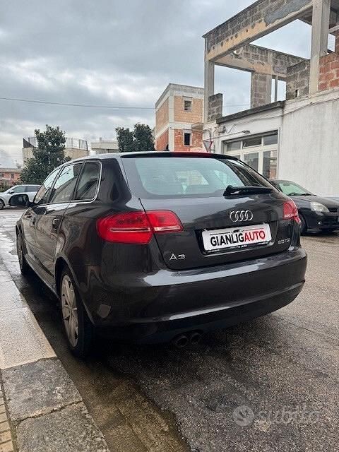 Usata Audi A3 Ambition 140 CV (102 kW) 2009 Nero Utilitaria