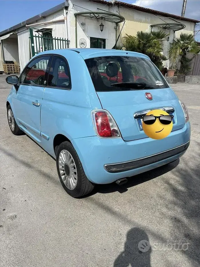 Usata Fiat 500 85 CV (62 kW) 2011 Bluazzurro Utilitaria