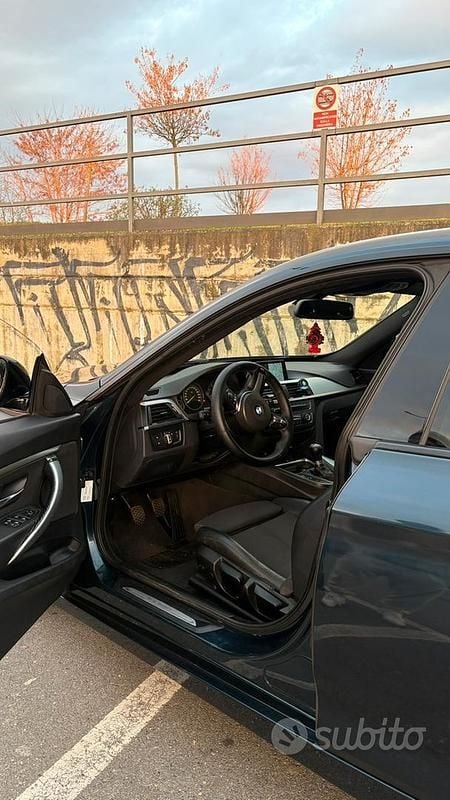 Usata BMW 320 184 CV (135 kW) 2014 Verde Berlina