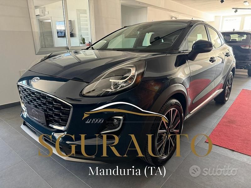 Second-hand Ford Puma Titanium 120 CP (88 kW) 2021 Albastru Monovolum