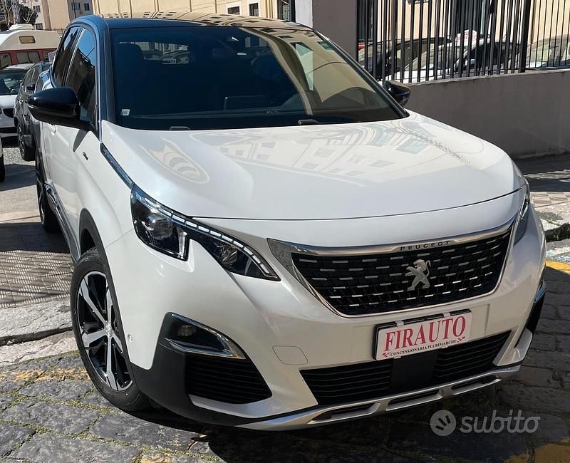 Usata Peugeot 3008 GT-line 130 CV (95 kW) 2020 Bianco SUV