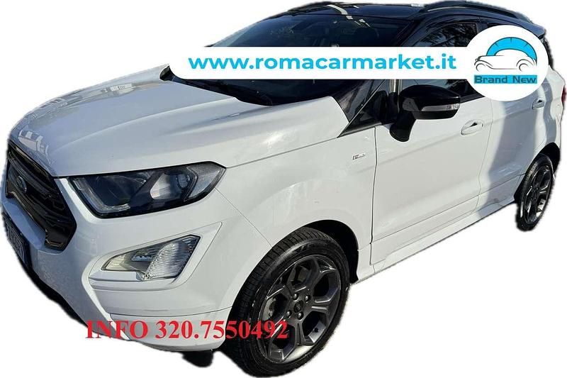 Bianco Usata 2019 Ford Ecosport ST-Line SUV | 13.990 € (Buon prezzo) - Immagine 1/4
