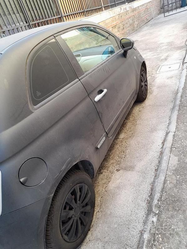 Begagnad Fiat 500 69 HK (50 kW) 2008 Svart Halvkombi