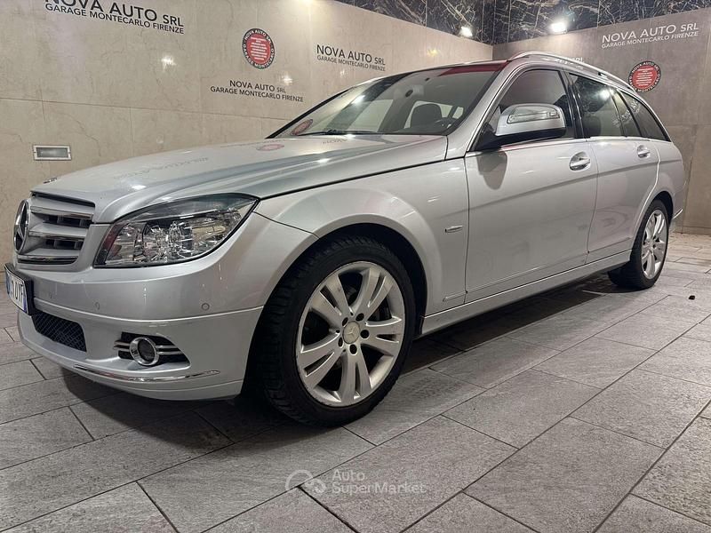 Usata Mercedes C200 Avantgarde 184 CV (135 kW) 2009 Argento Station wagon