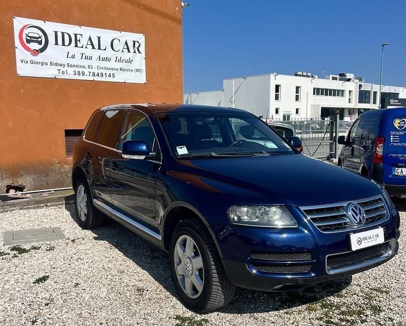 Usata VW Touareg 313 CV (230 kW) 2005 Blu SUV