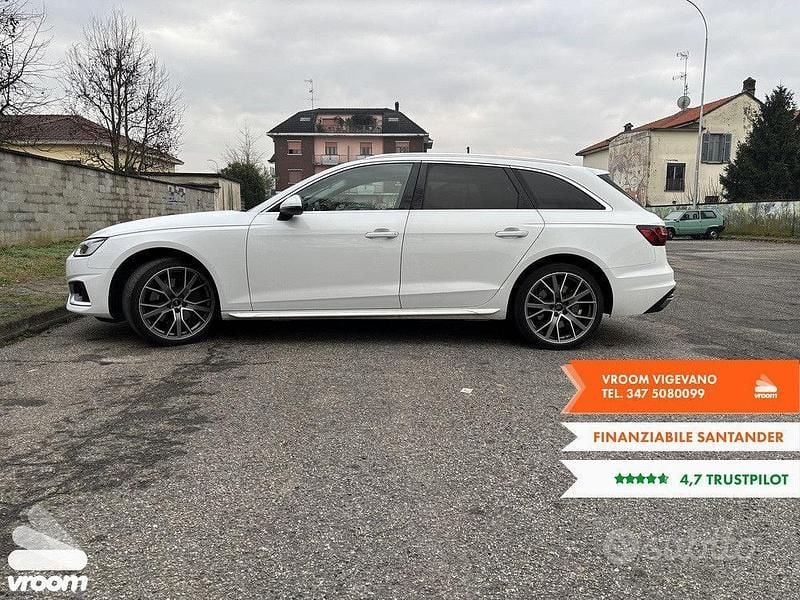 Usata Audi A4 Advanced Plus 244 CV (179 kW) 2020 Bianco Station wagon