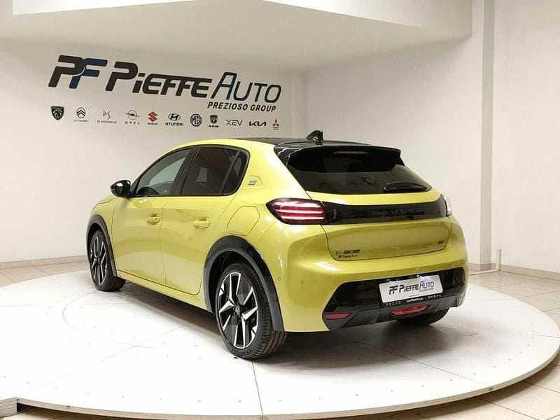 Usata Peugeot e-208 GTi 114 kW (156 CV) 2024 B0mm0b jaune agueda Utilitaria