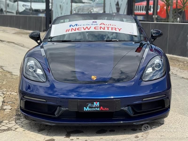 Usata Porsche 718 Boxster 400 CV (294 kW) 2022 Blu/azzurro Cabrio