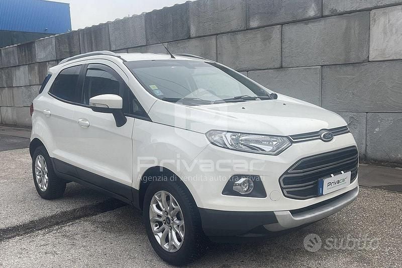 Usata Ford Ecosport Titanium 90 CV (66 kW) 2014 Bianco SUV