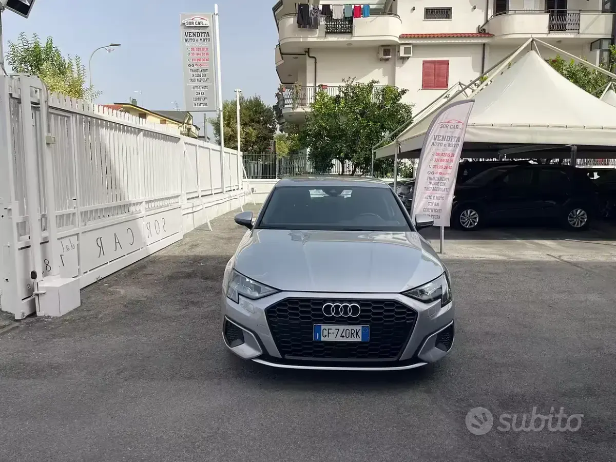 Usata Audi A3 Advanced 150 CV (110 kW) 2021 Grigio Berlina