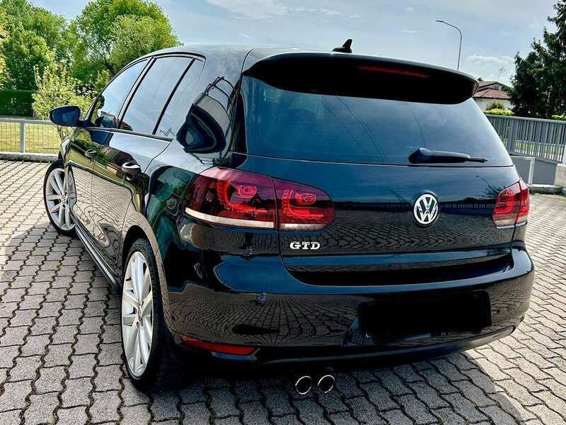 Usata VW Golf VI GTD 170 CV (125 kW) 2009 Nero Utilitaria