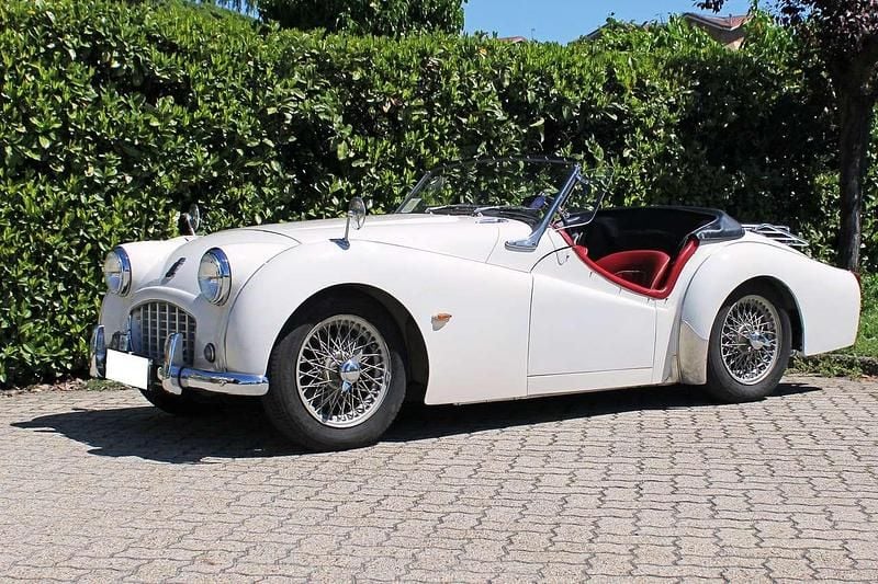 Usata Triumph TR3 98 CV (72 kW) 1957 Bianco Cabrio