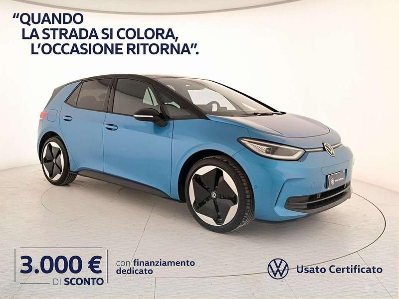 Nuova VW ID.3 Pro 69 kW (95 CV) 2026 Costa azul metallizzato nero Utilitaria