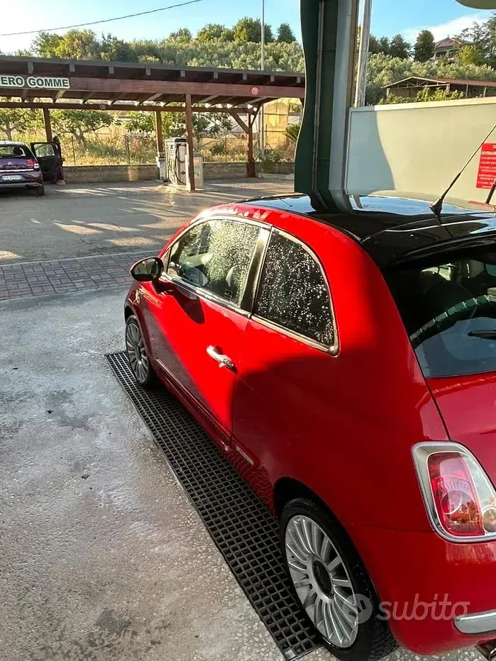 Usata Fiat 500 75 CV (55 kW) 2007 Rosso Berlina