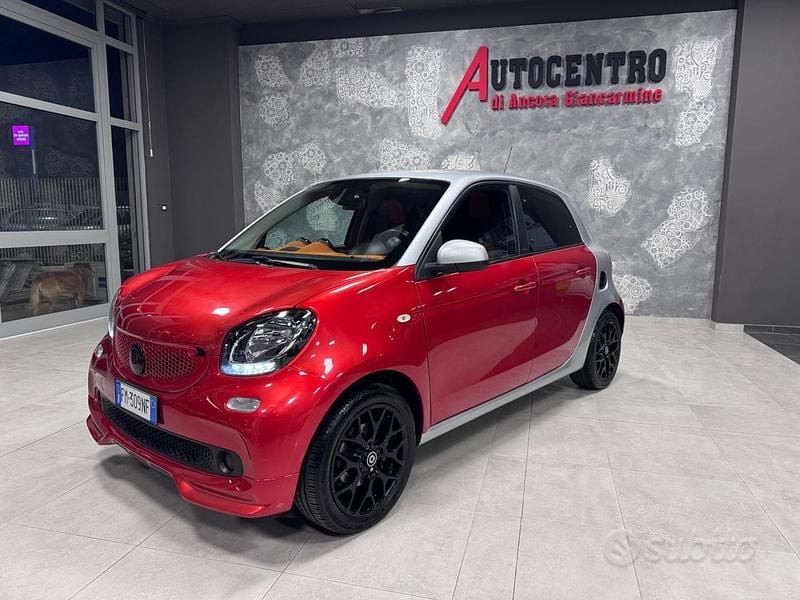 Usata Smart ForFour Brabus 2017 Rosso Utilitaria