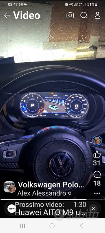 Grigio Usata 2013 VW Polo Sport Tre volumi | 8500 € (Molto cara) - Immagine 1/4