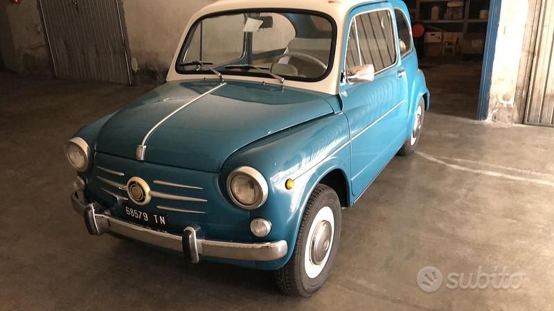 Usata Fiat 600D 1960 Blu Berlina