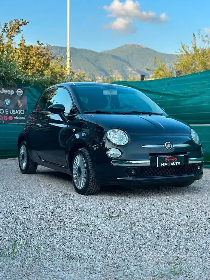 Usata Fiat 500 Lounge 69 CV (50 kW) 2013 Nero Berlina