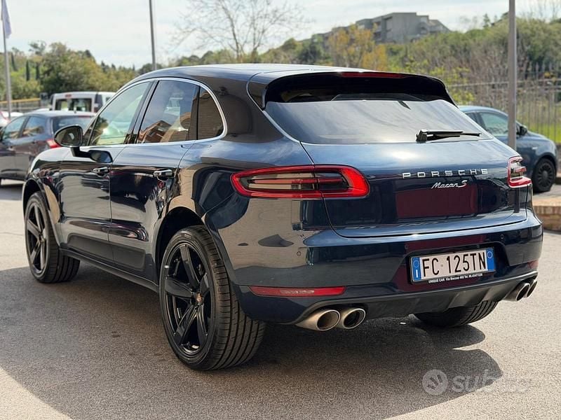 Usata Porsche Macan 250 CV (183 kW) 2016 Blu SUV