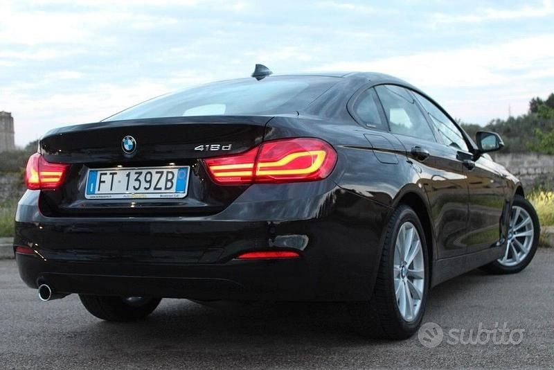 Usata BMW 418 Efficient Dynamics 150 CV (110 kW) 2019 Nero Coupé