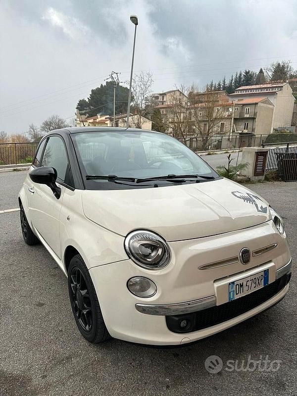 Usata Fiat 500 Pop 75 CV (55 kW) 2008 Bianco Berlina