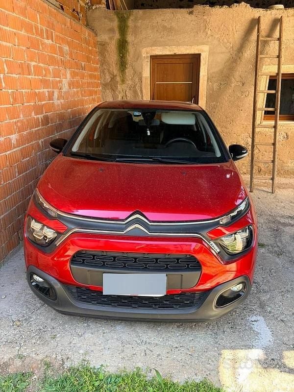 Usata Citroën C3 Feel 102 CV (75 kW) 2021 Rosso Utilitaria