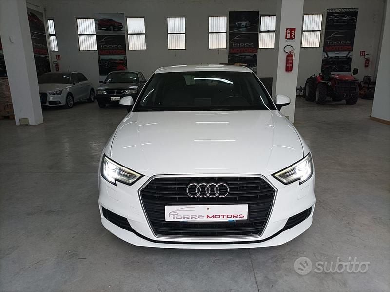 Usata Audi A3 Ambiente 116 CV (85 kW) 2018 Bianco Berlina