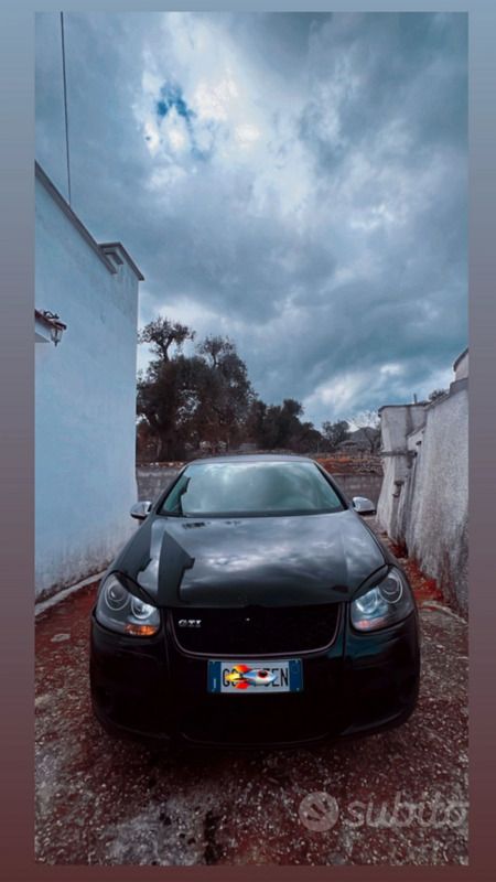 Usata VW Golf V 105 CV (77 kW) 2007 Nero Berlina